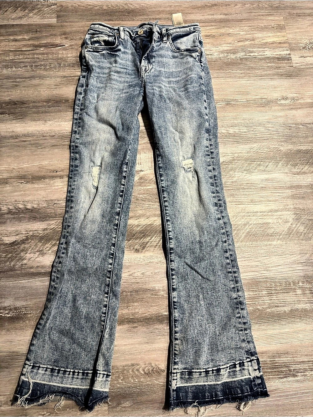 7 For All Mankind Distressed Flare
